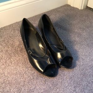 🖤Black Open Toed Heels👠 149